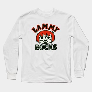 Mudwizard re-draws lammy rocks / um jammer lammy sheep girl Long Sleeve T-Shirt